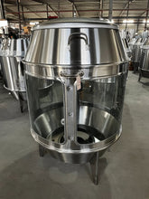 Load image into Gallery viewer, 80cm duck oven dual gas and charcoal fiber glass display
