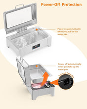 Load image into Gallery viewer, Electric touch screen Chafing dish food warmer
