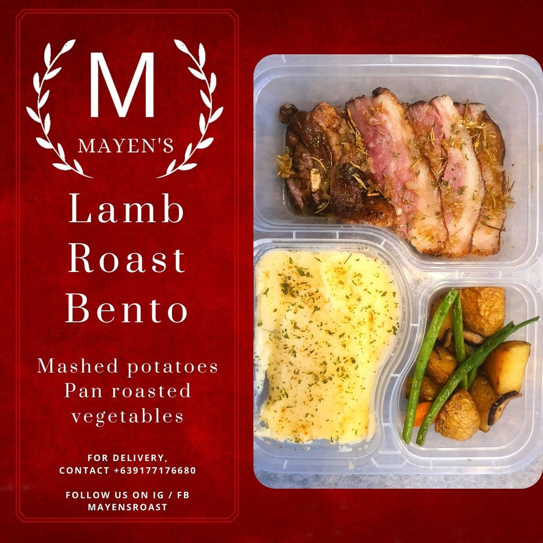 Lamb Roast Roast Bento (Minimum order of 5 pcs)