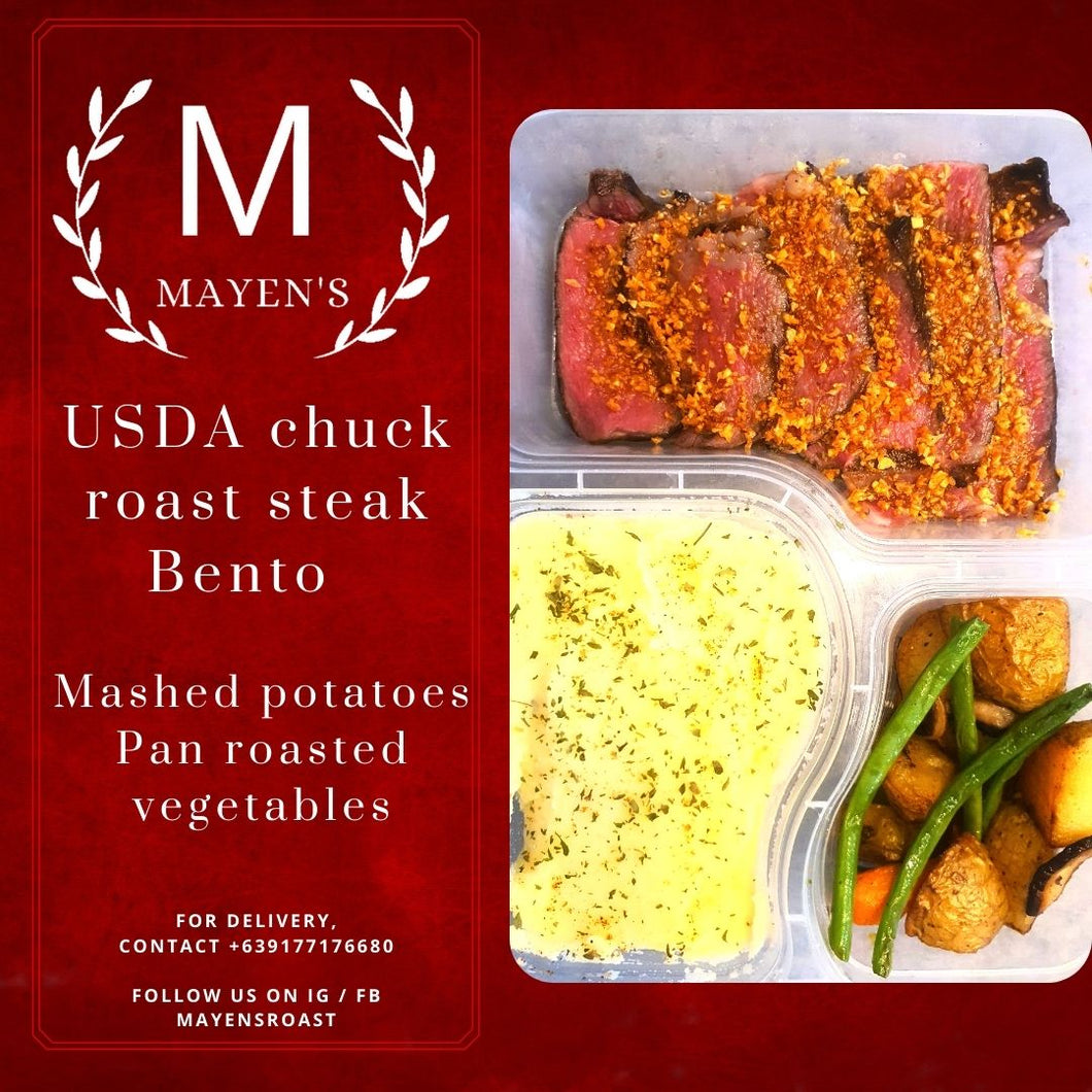 USDA Choice Grade Chuck Roast Bento (Minimum order of 5 pcs)